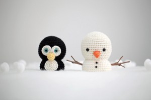 Mr Penguin and Snowman