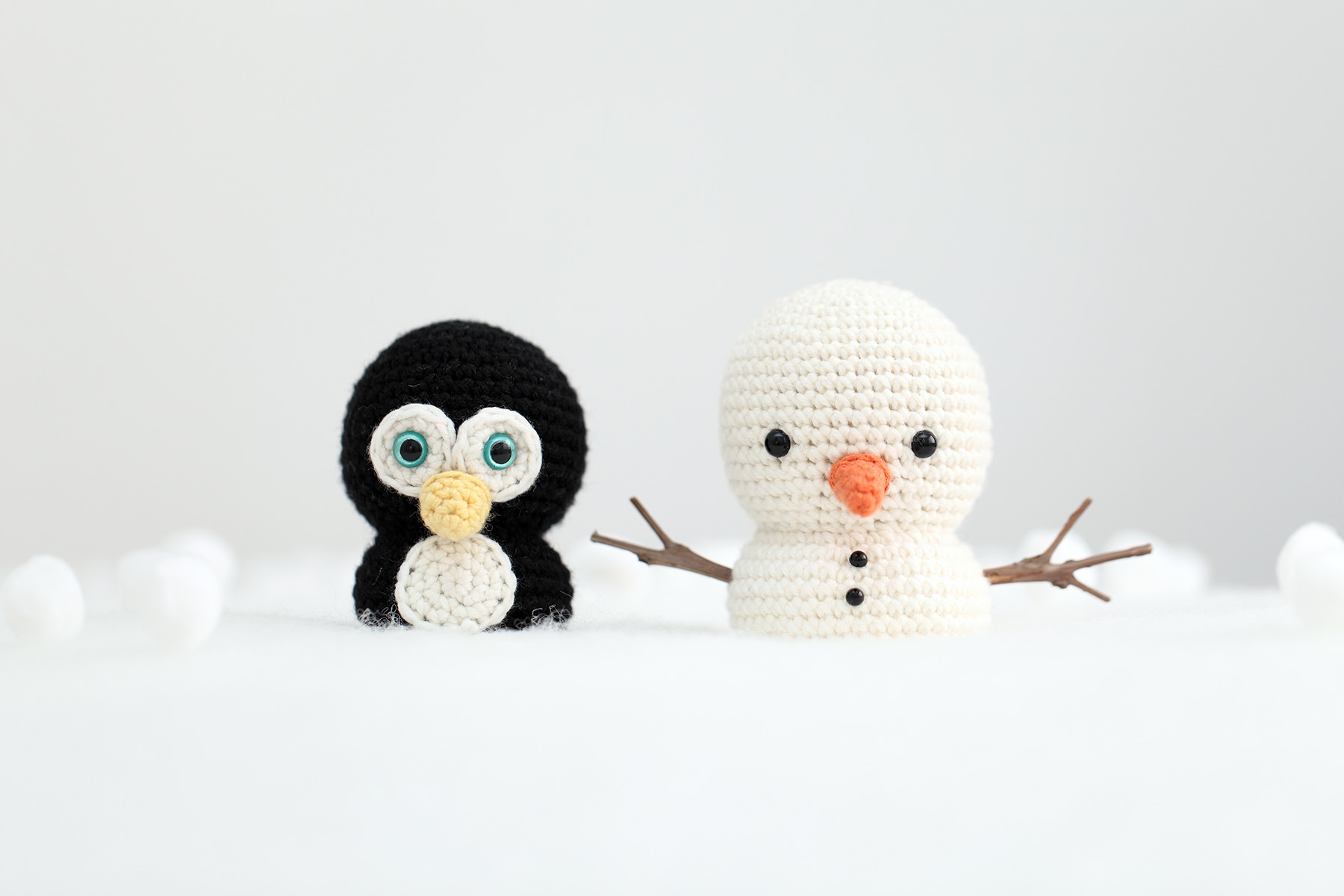 Mr Penguin and Snowman